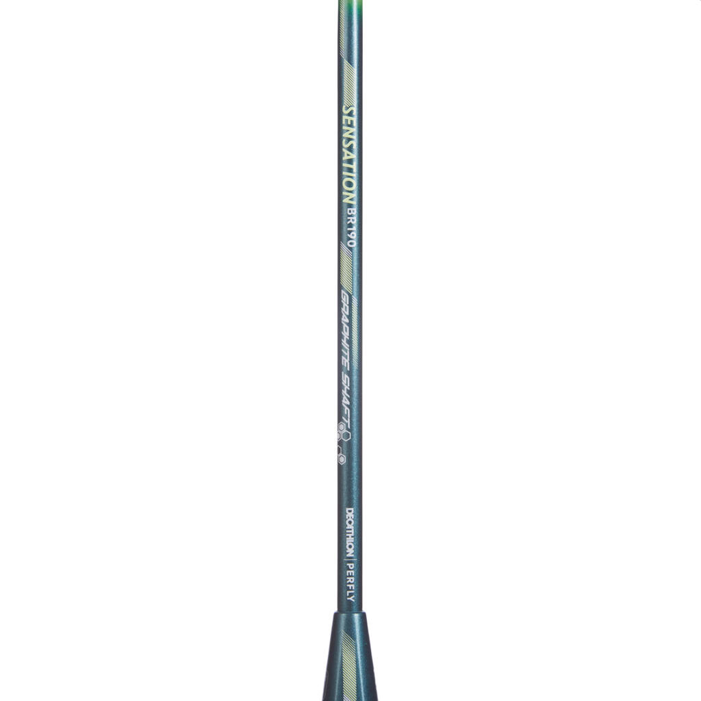 Bedmintonová raketa BR Sensation 190 žlto-zelená
