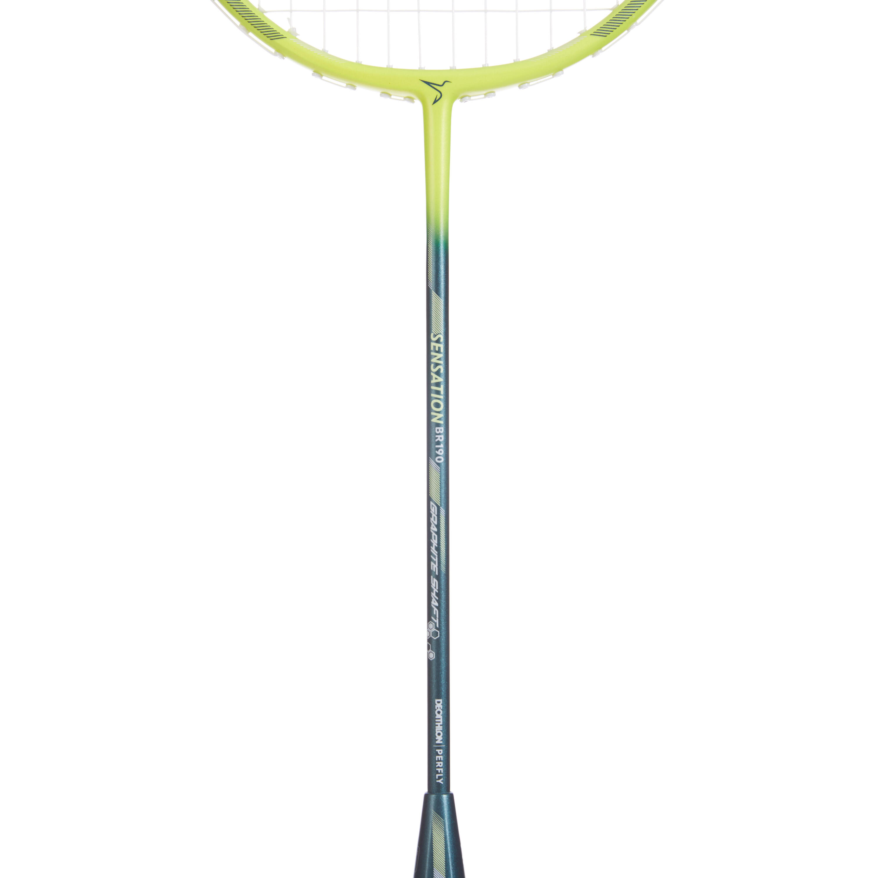 RAQUETE DE BADMINTON BR SENSATION 190 ADULTO AMARELO VERDE 8/17