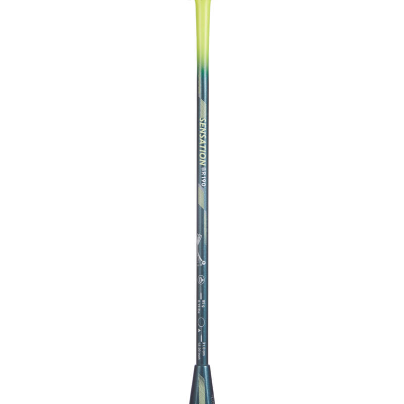 Racchetta badminton adulto BR SENSATION 190 giallo-verde