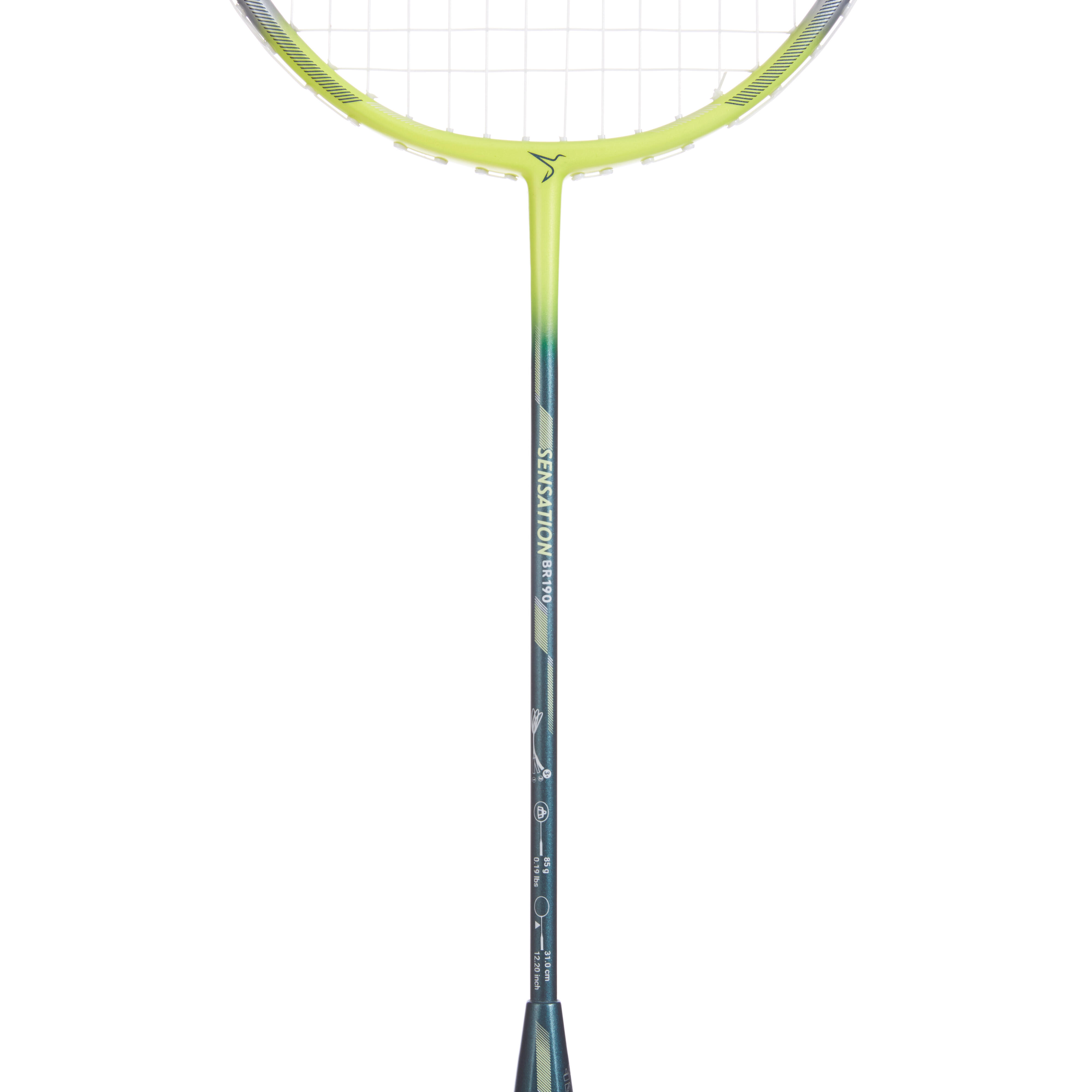 Badminton Racket - BR Sensation 190 Yellow/Green - PERFLY