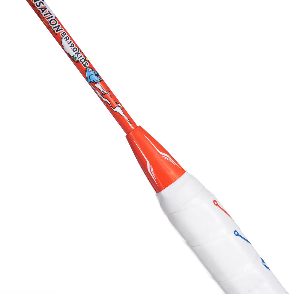 Detská bedmintonová raketa BR Sensation 190 Easy oranžová