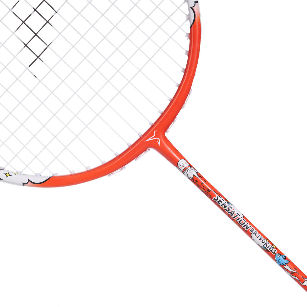 Detská bedmintonová raketa BR Sensation 190 Easy oranžová