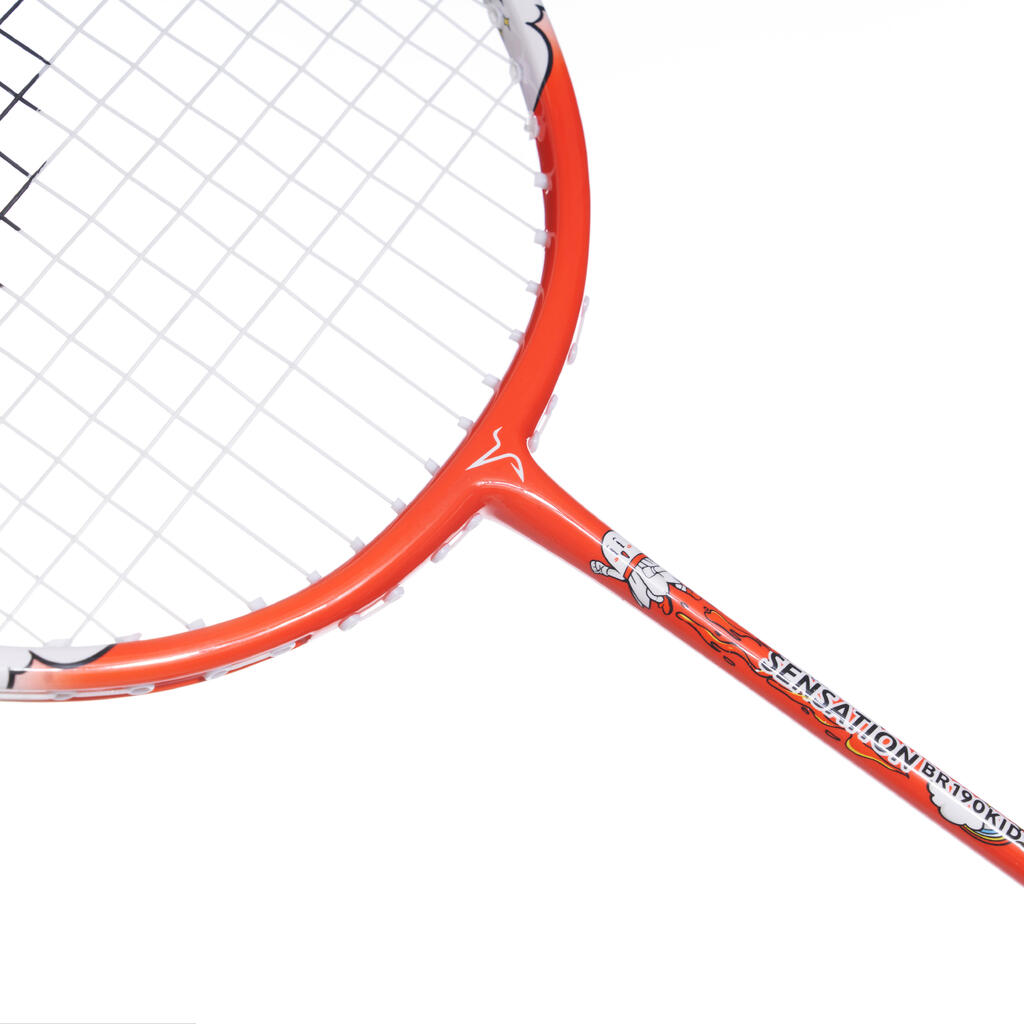 Vaikiška badmintono raketė „BR Sensation 190“, oranžinė