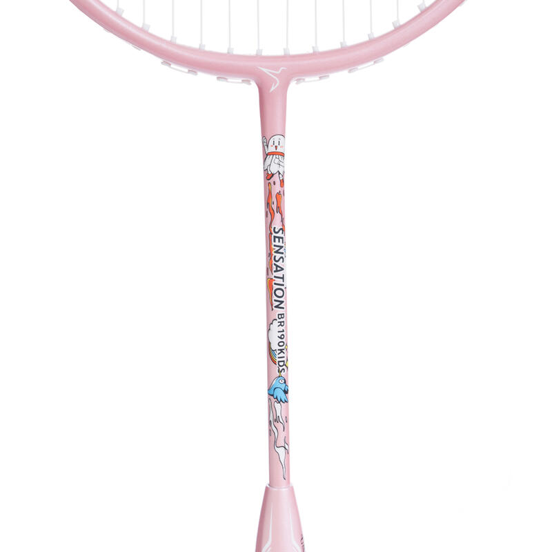 JUNIOR BADMINTON RACKET BR SENSATION 190 KID EASY PINK