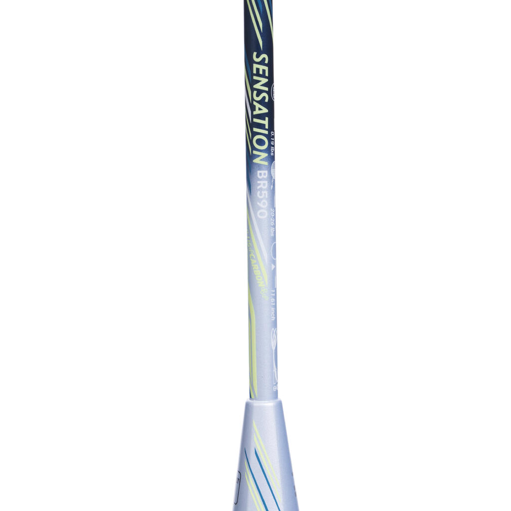 ADULT BADMINTON RACKET BR SENSATION 590 BLUE NAVY