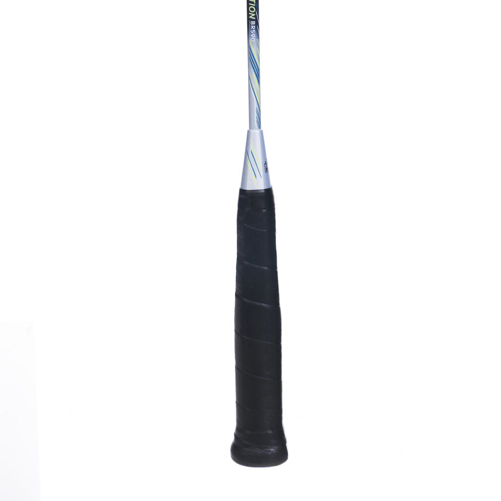 Suaugusiųjų badmintono raketė „BR Sensation 590“, mėlyna ir tamsiai mėlyna