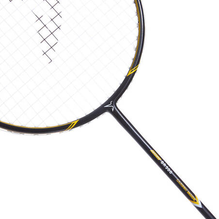 RAKET BADMINTON DEWASA BR 500 HITAM KUNING