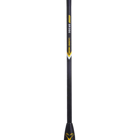 ADULT BADMINTON RACKET BR 500 BLACK YELLOW