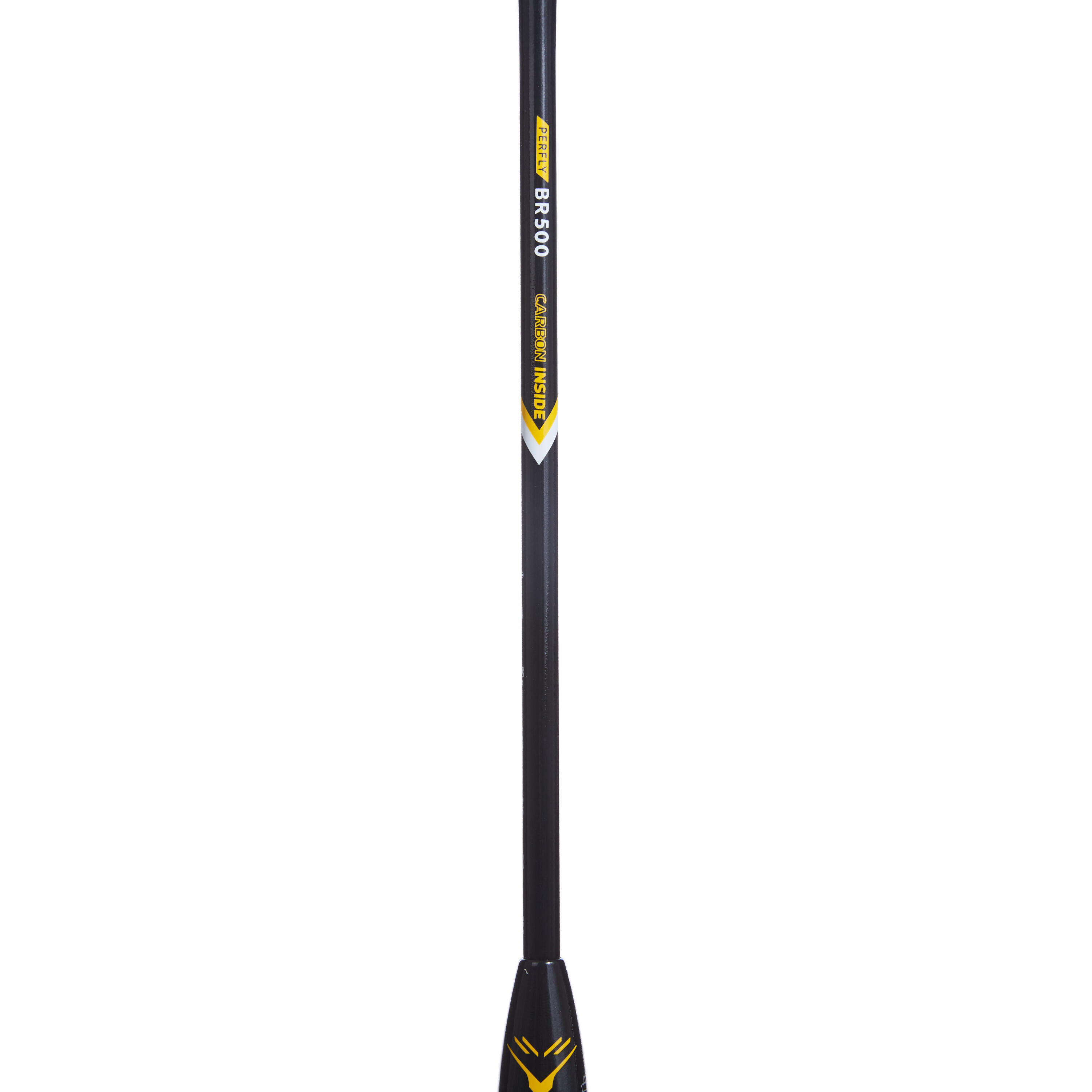 ADULT BADMINTON RACKET BR 500 BLACK YELLOW 5/36