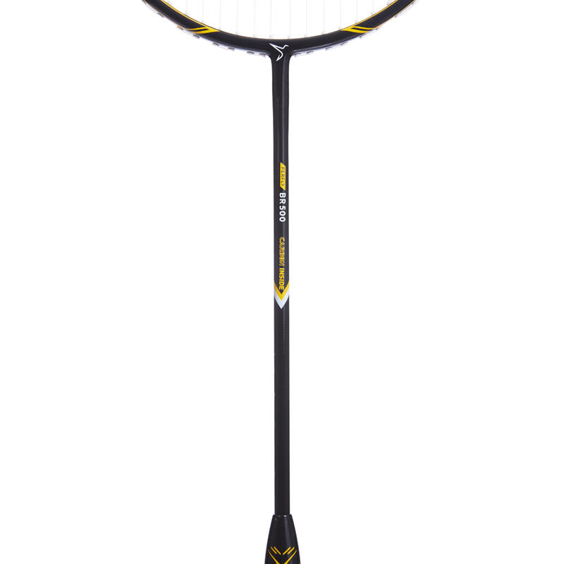 Rachetă Badminton BR 500 Negru/Galben Adulți