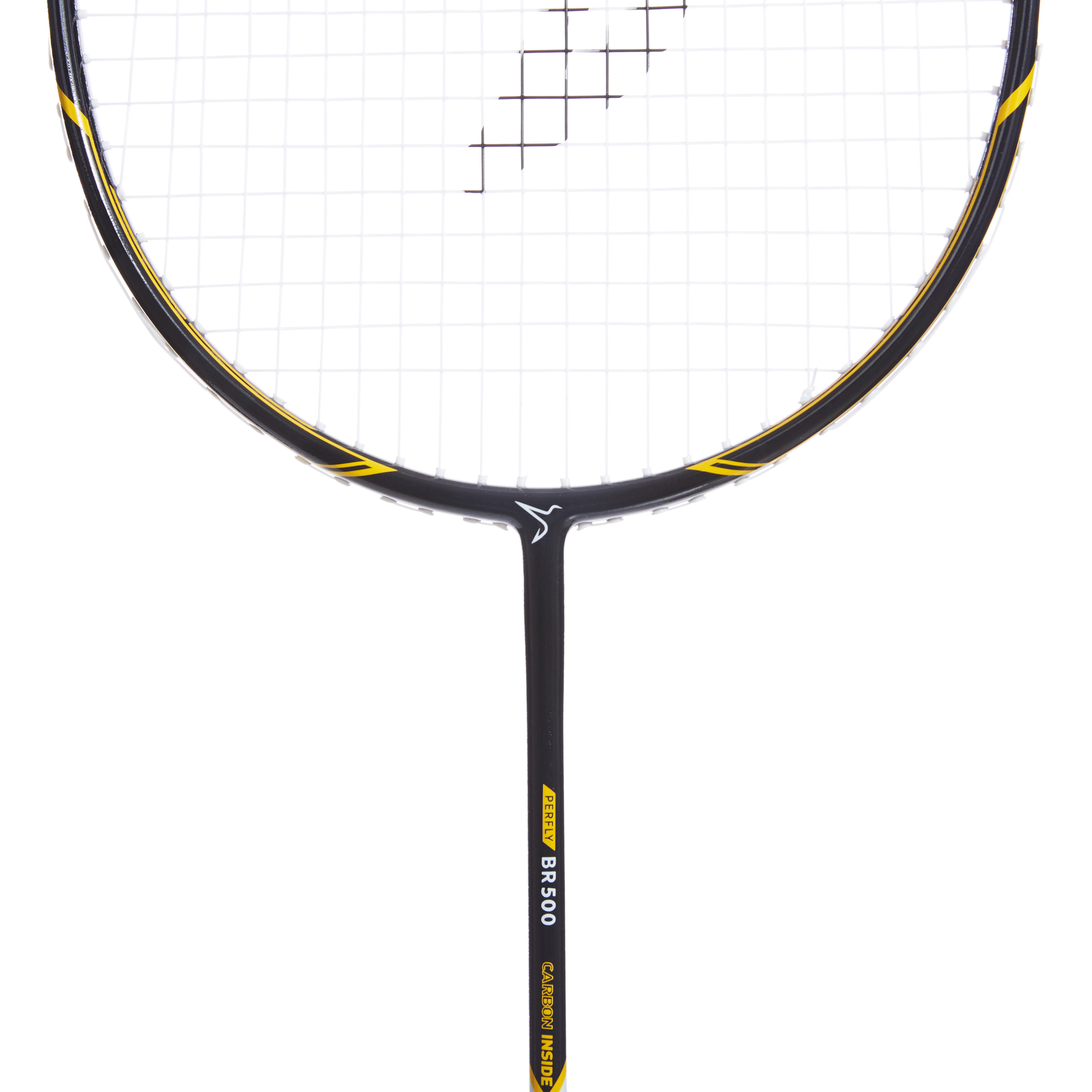 ADULT BADMINTON RACKET BR 500 BLACK YELLOW ADULT BADMINTON RACKET BR 500 BLACK YELLOW