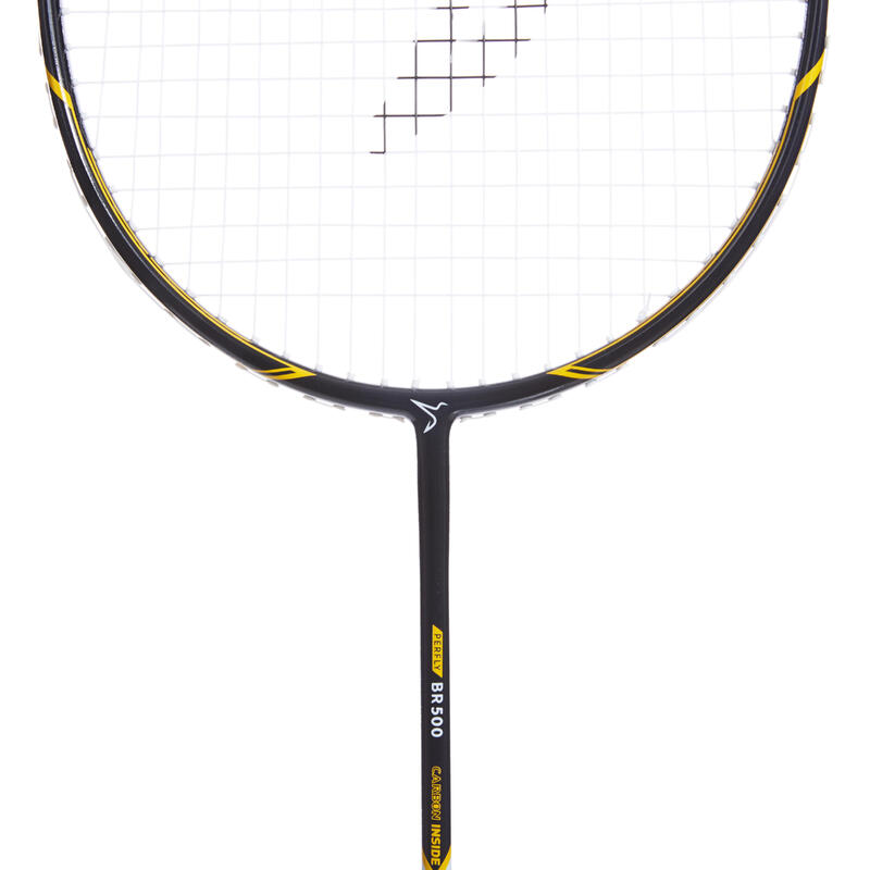 Rachetă Badminton BR 500 Negru/Galben Adulți