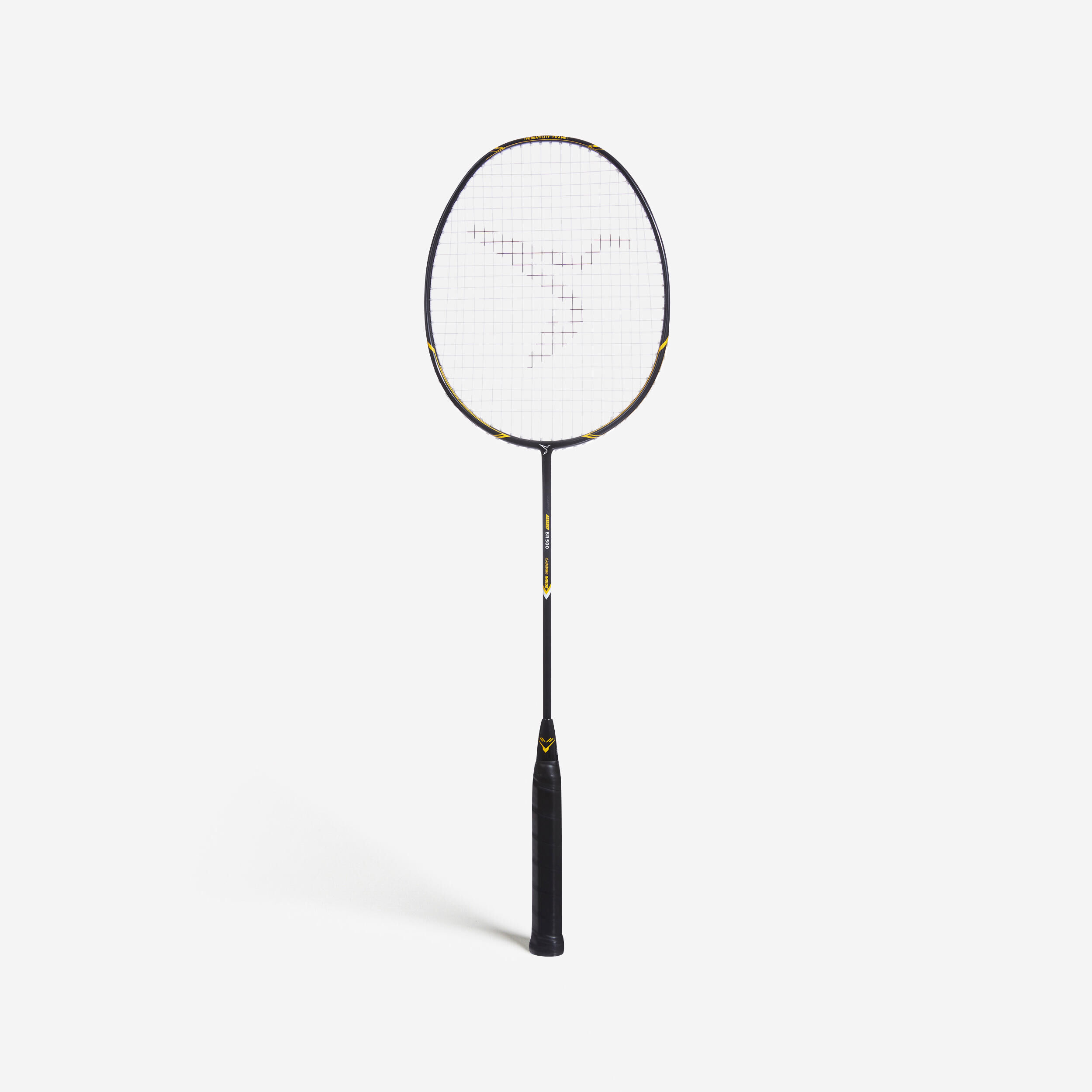 PERFLY ADULT BADMINTON RACKET BR 500 BLACK YELLOW