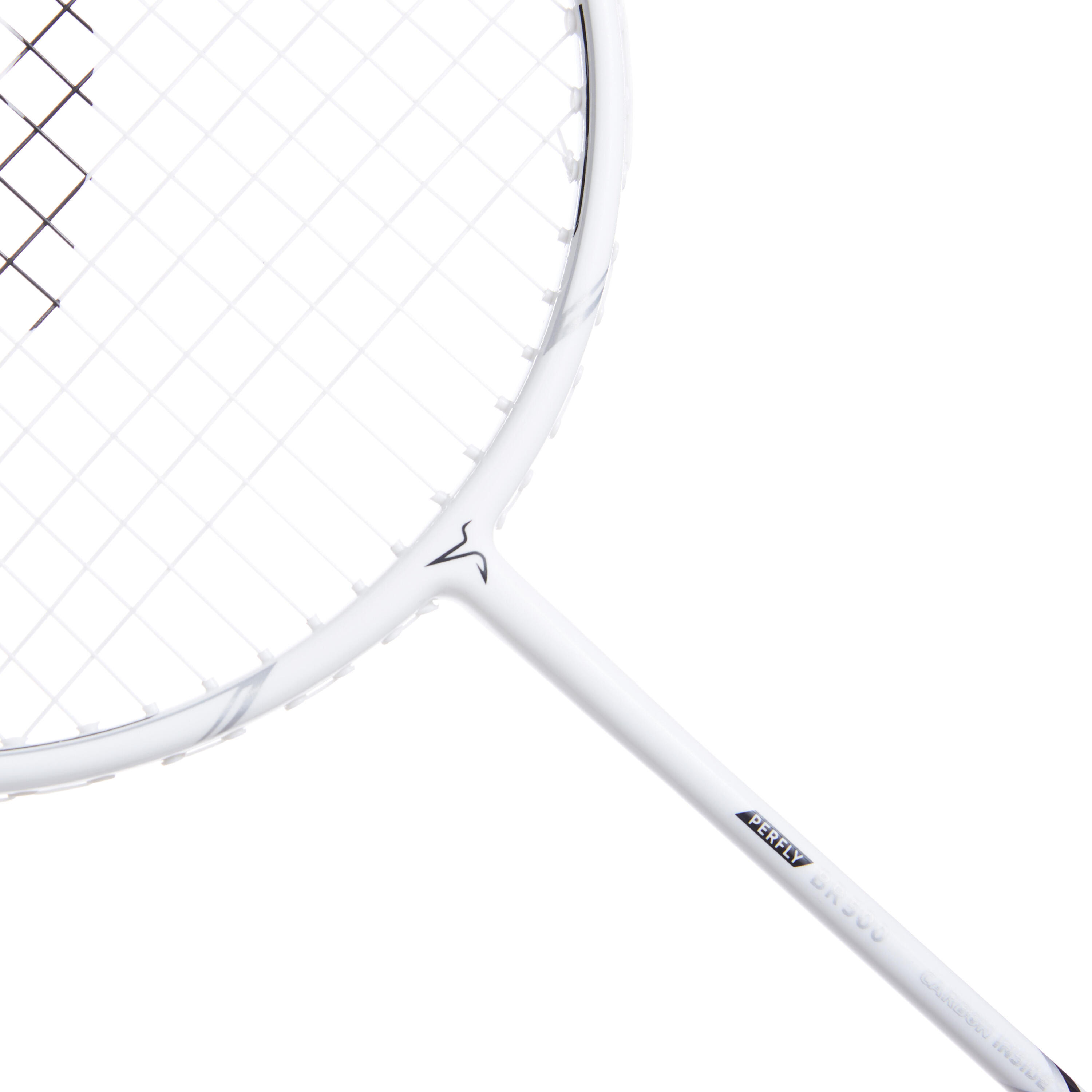 ADULT BADMINTON RACKET BR 500 WHITE 17/35