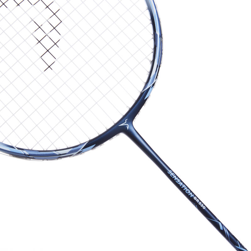 ADULT BADMINTON RACKET BR SENSATION 530 CAROLINA BLUE