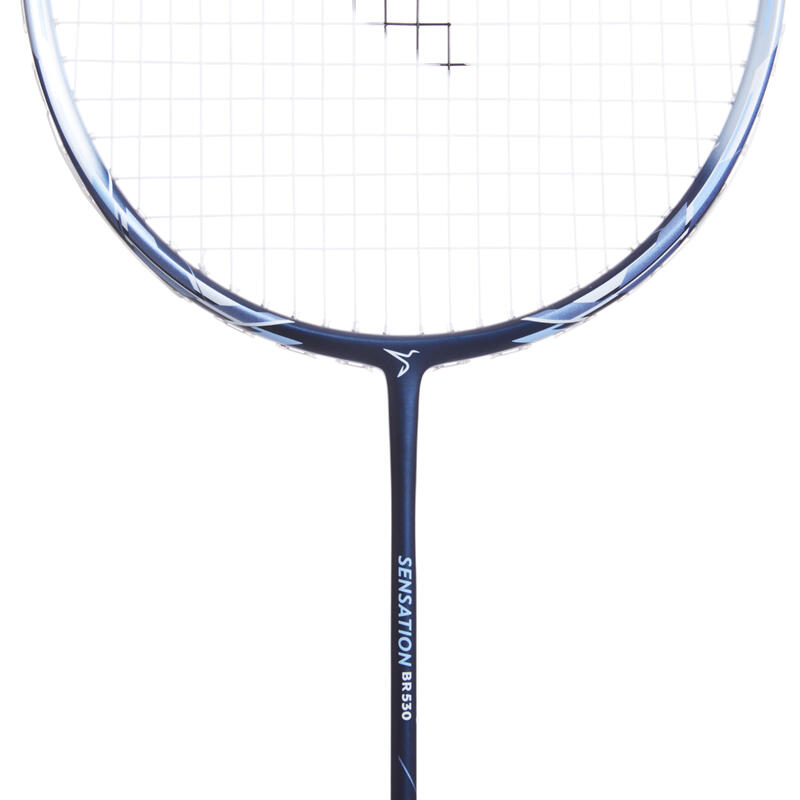 ADULT BADMINTON RACKET BR SENSATION 530 CAROLINA BLUE