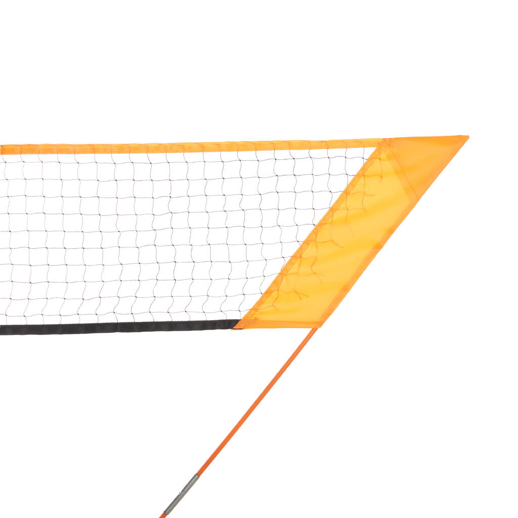 Filet de Badminton Portable Easy Net Discover V2 - Orange Pop