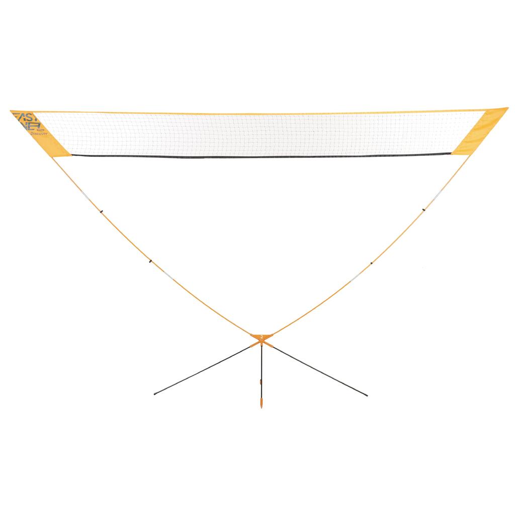 Filet de Badminton Portable Easy Net Discover V2 - Orange Pop