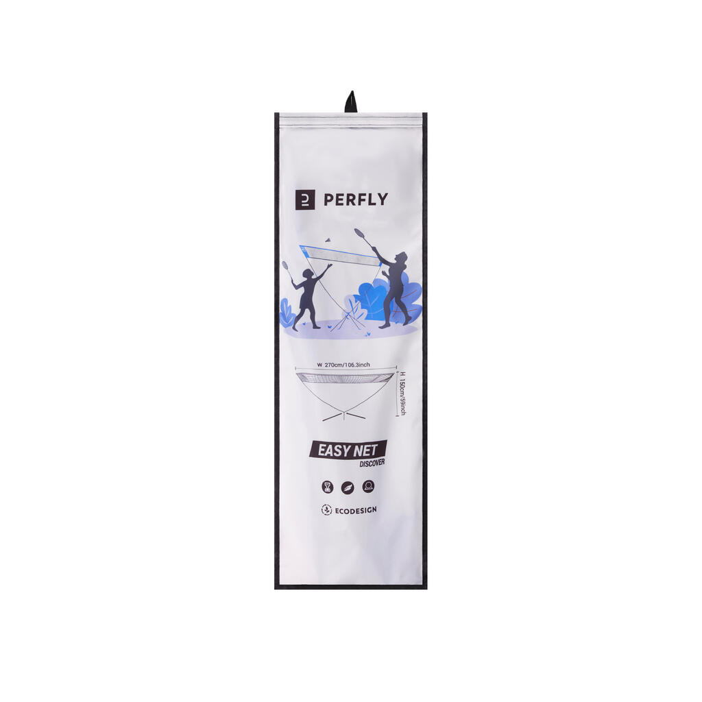 רשת בדמינטון Easy Net Discover V2 - כחול ים