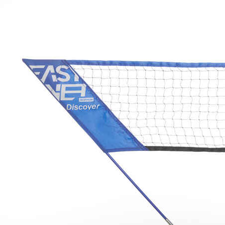 Badmintono tinklas „Easy Net Discover V2“, mėlynas
