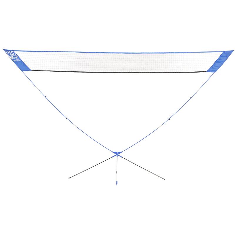 Badminton Easy Net Discover V2 - Bleu Pacifique