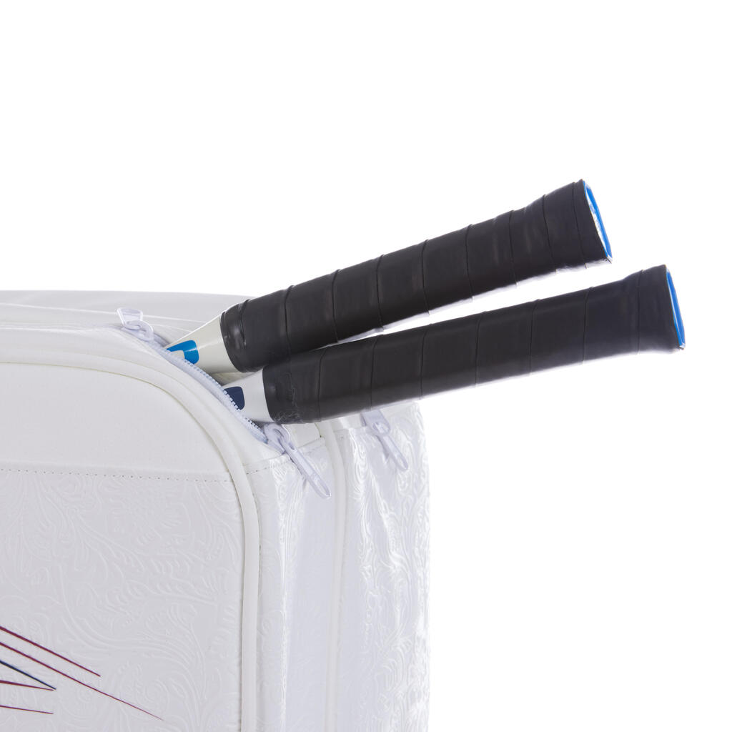 Torba za badminton 990 za odrasle bijela