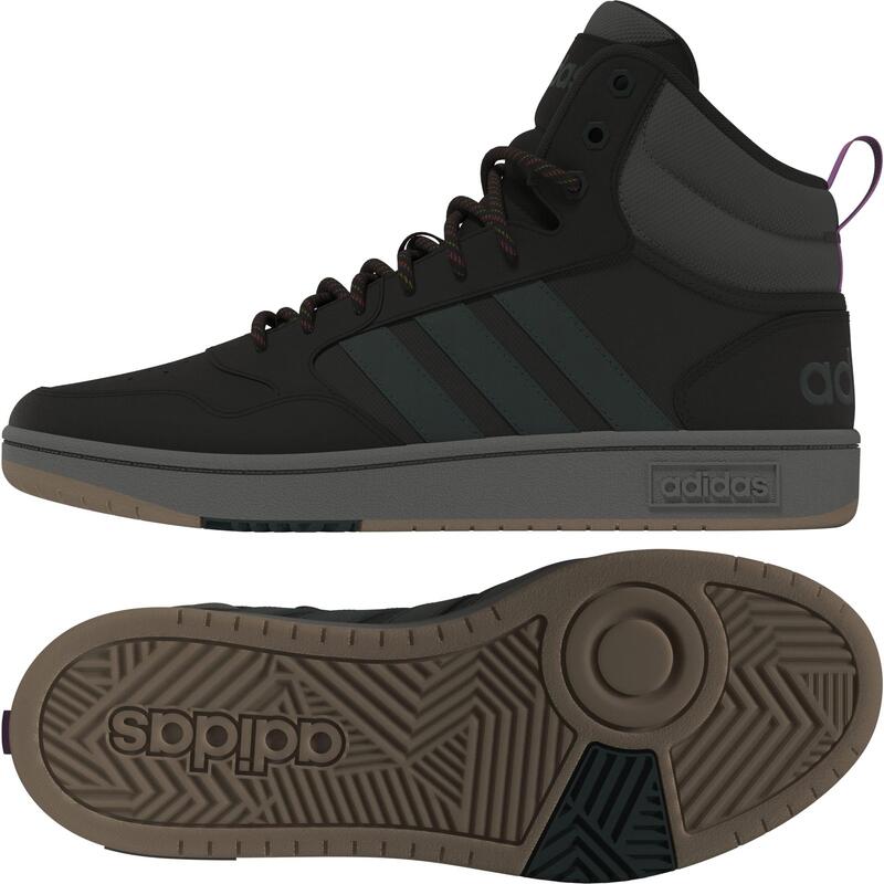 CHAUSSURE ADIDAS HOMME HOOPS MID NOIR