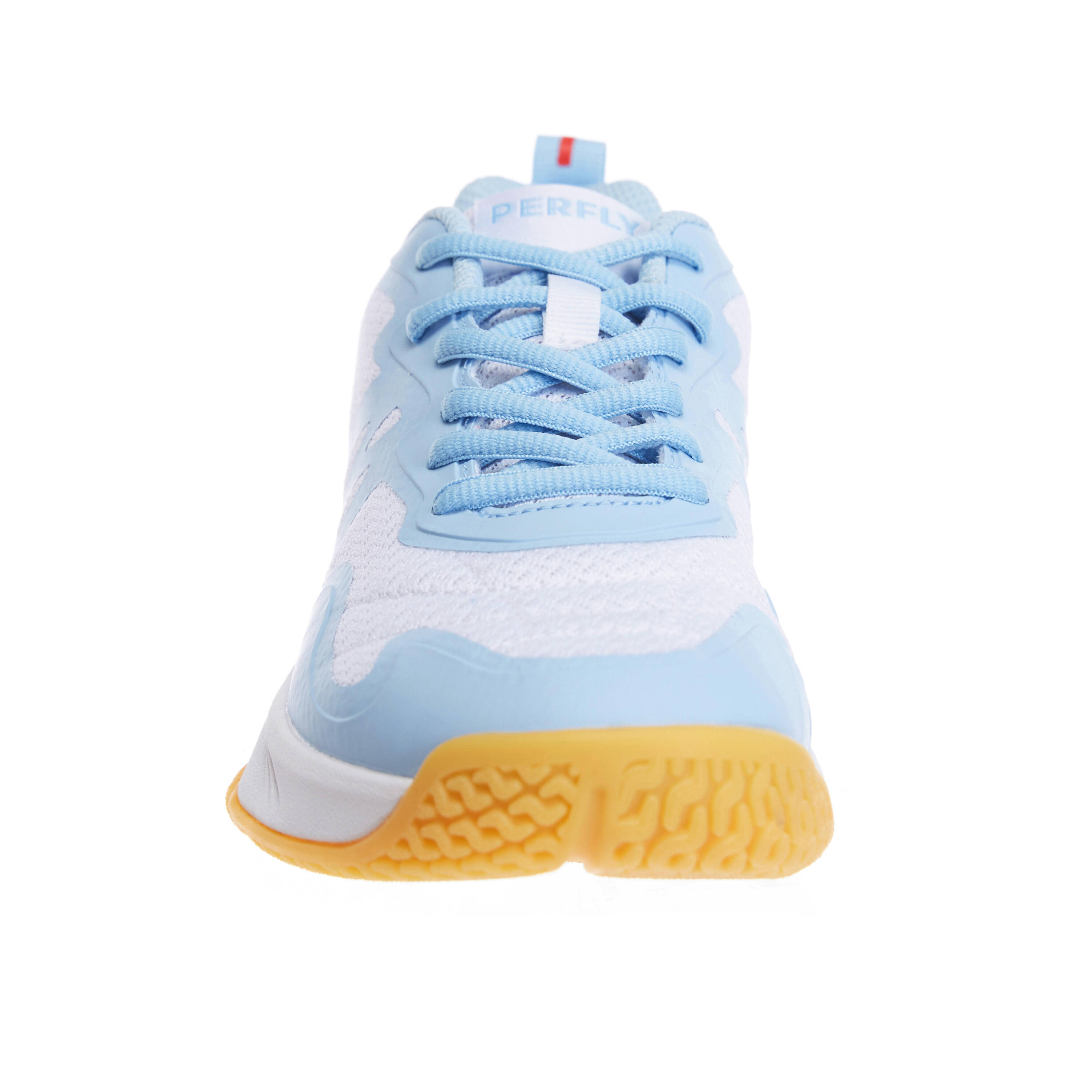 JUNIOR BADMINTON SHOES  BS SENSATION 530 WHITE -  4