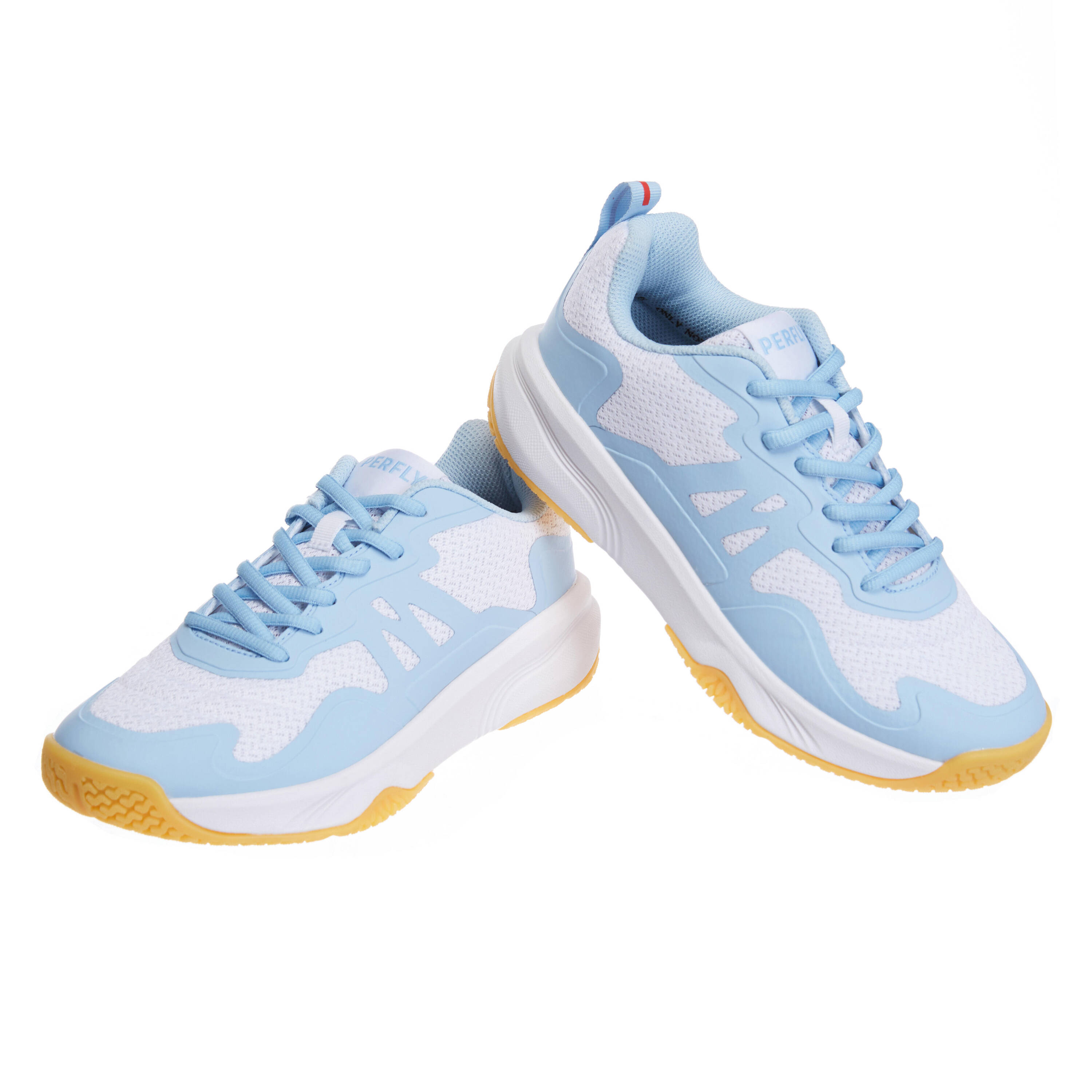 JUNIOR BADMINTON SHOES  BS SENSATION 530 WHITE -  2
