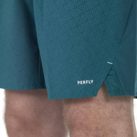 MEN BADMINTON SHORT LITE 560 DARK PEACOCK