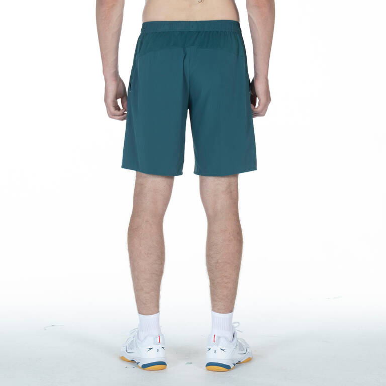 MEN BADMINTON SHORT LITE 560 DARK PEACOCK