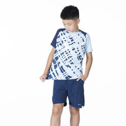 BADMINTON JUNIOR T SHIRT LITE 560 NAVY BLUE