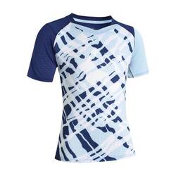 BADMINTON JUNIOR T SHIRT LITE 560 NAVY BLUE