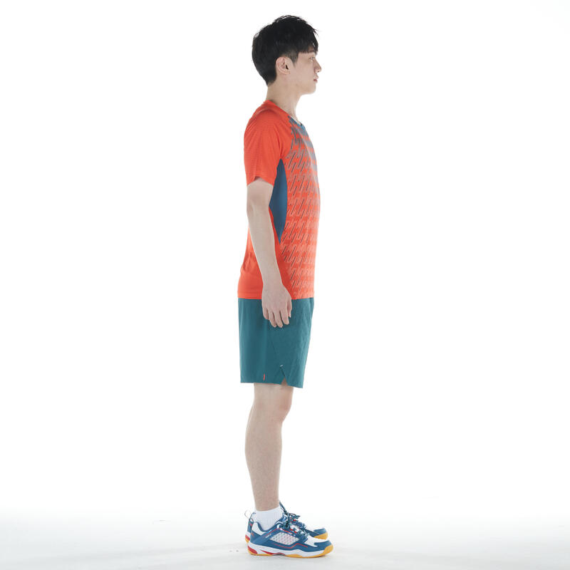 MEN BADMINTON T-SHIRT LITE 560 RED TOMATO