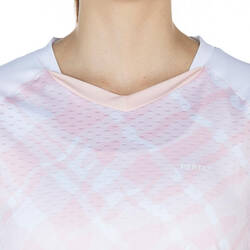 WOMEN BADMINTON T SHIRT LITE 560 PINK