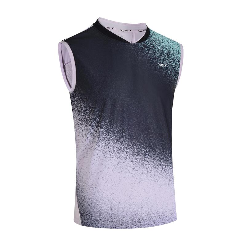 MEN BADMINTON T-SHIRT PERFORM 990 LIGHT LILAC