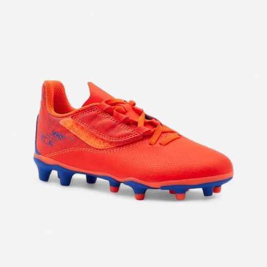 
      Kids' Rip-Tab Football Boots Viralto I Easy FG - Orange/Blue
  