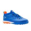 Kids' Lace-Up Football Boots Viralto III Turf TF - Blue/Orange