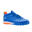 Scarpe calcetto bambino VIRALTO III TURF TF blu-arancione