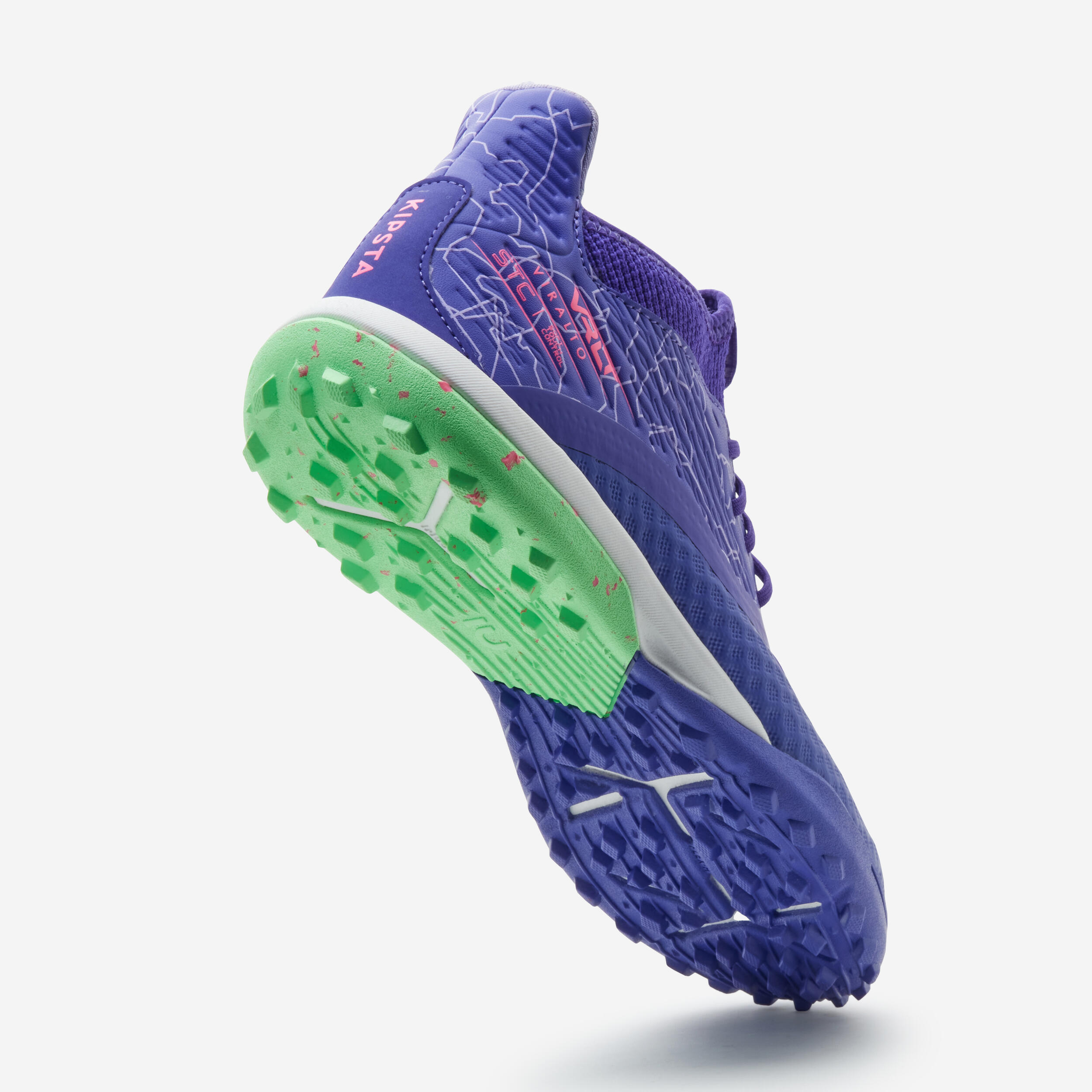 Buty do piłki nożnej dla dzieci Kipsta Viralto III Turf Alpha sznurowane 5/11