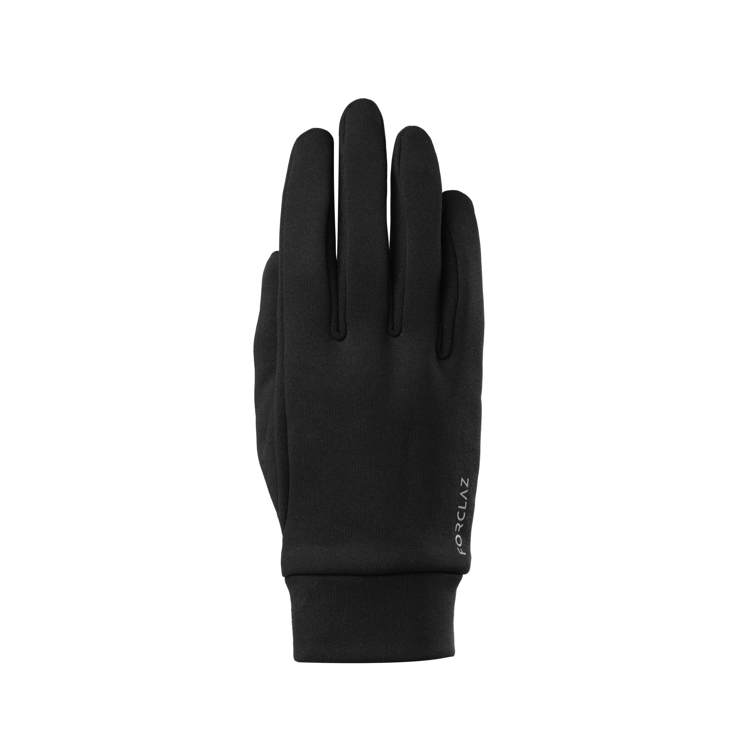 TREKKING GLOVES TREK550 FLEECE BLACK