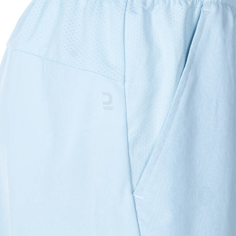 BADMINTON JUNIOR LITE SHORT 560 CAROLINA BLUE