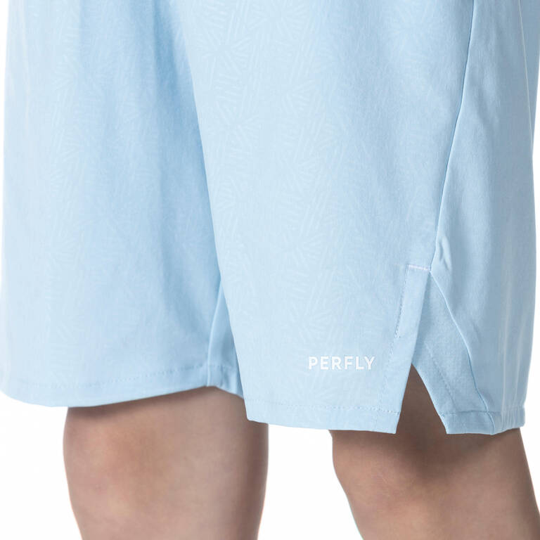 BADMINTON JUNIOR LITE SHORT 560 CAROLINA BLUE