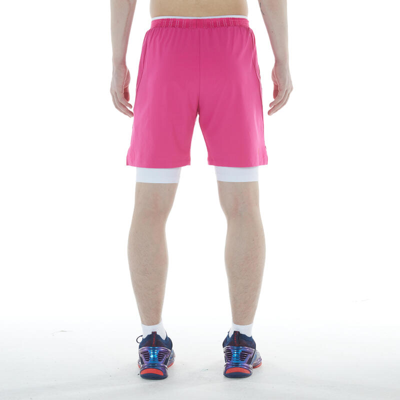 MEN BADMINTON SHORT PERFORM 990 PINK