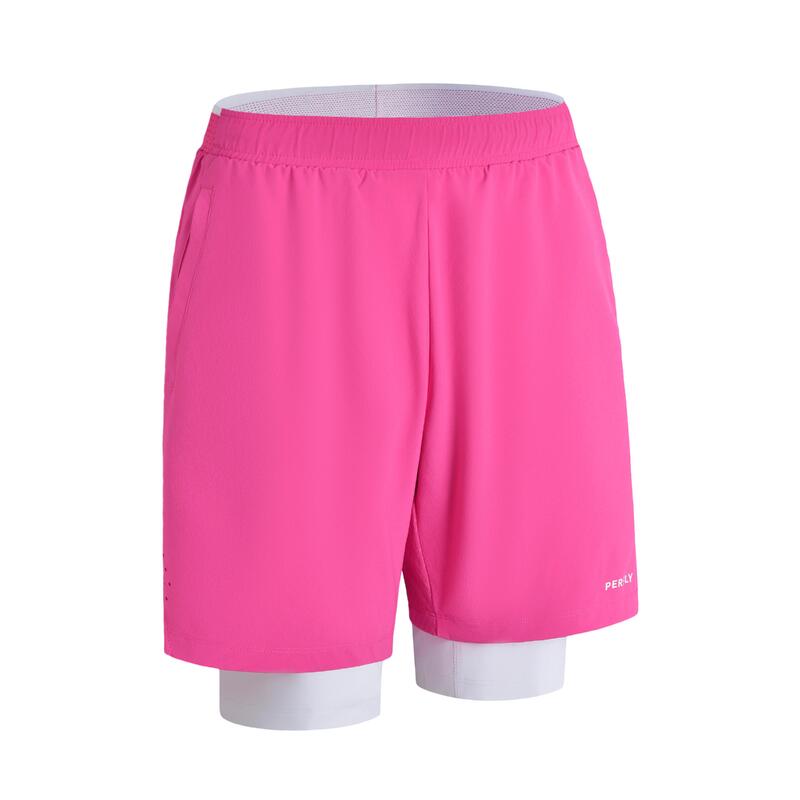 MEN BADMINTON SHORT PERFORM 990 PINK