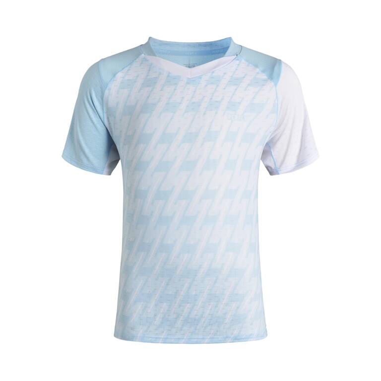 Kids Badminton T Shirt Lite 560 Carolina Blue