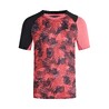 Men Badminton T-Shirt Lite 560 Black Raspberry