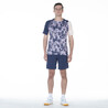 Men Badminton T-Shirt Lite 560 Navy Blue Pink