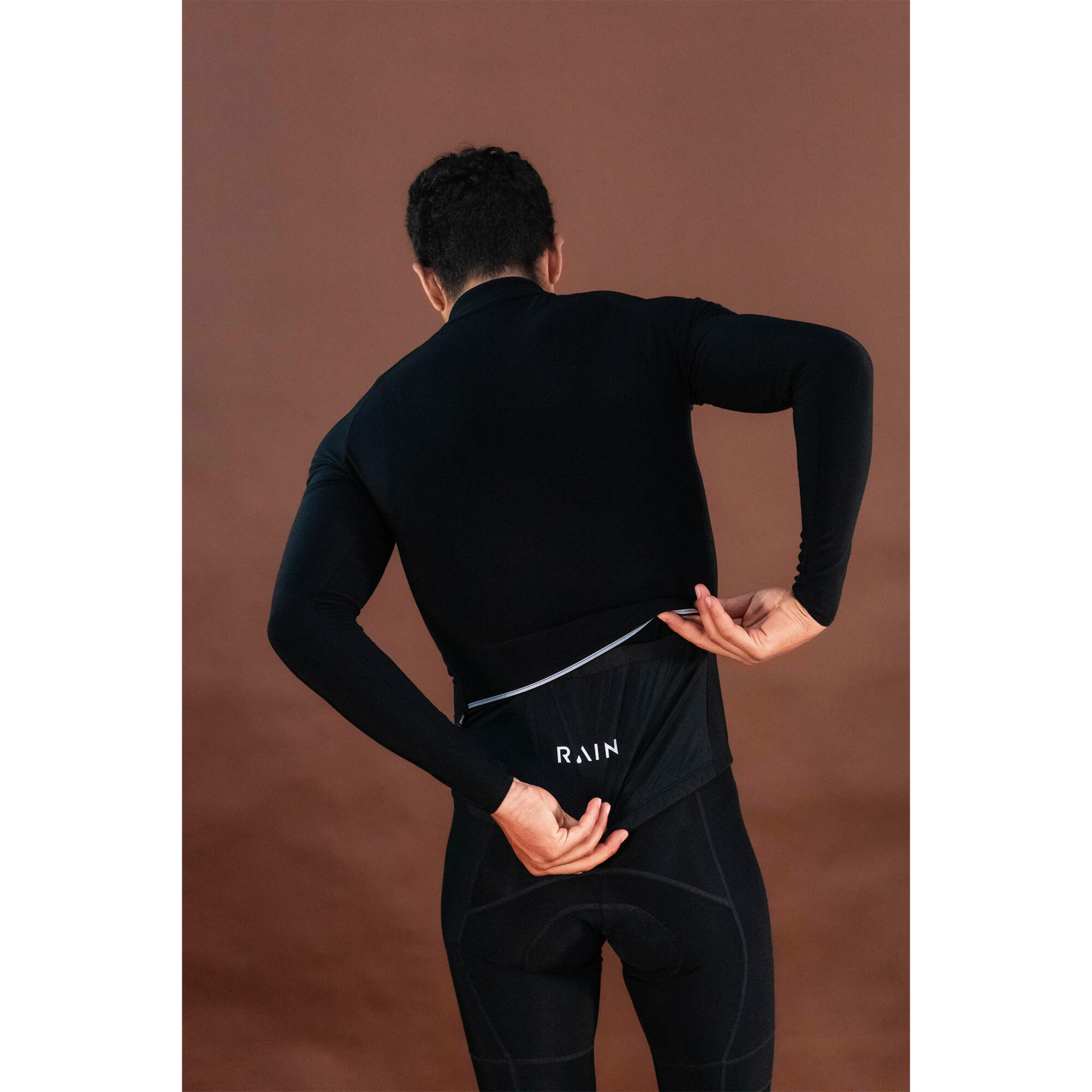Chubasquero ciclismo Vestta negro 13/17