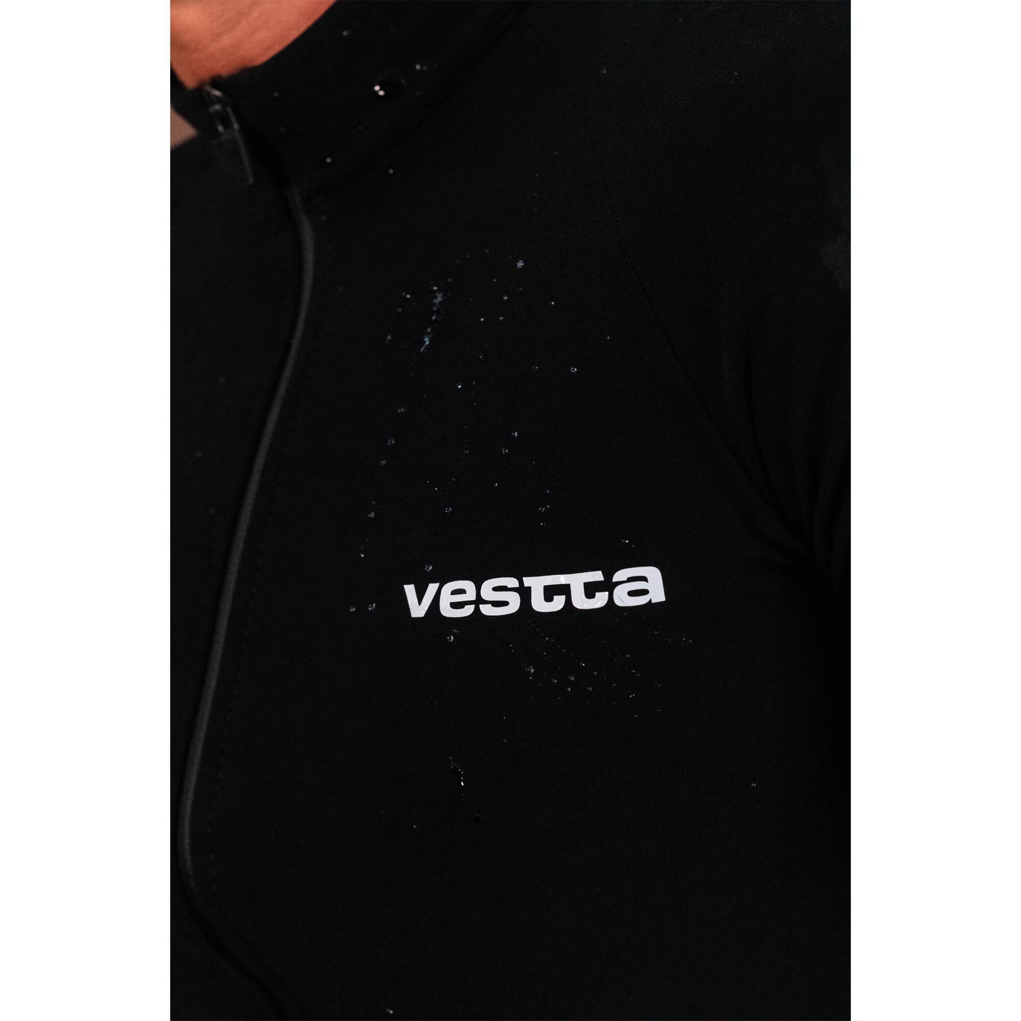 Chubasquero ciclismo Vestta negro 14/17